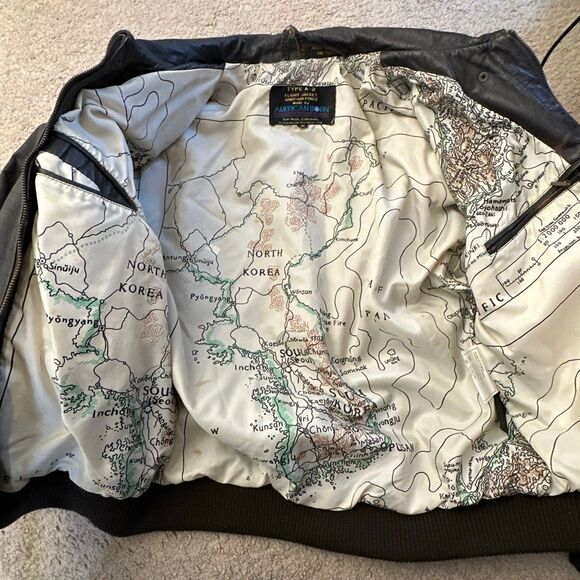 1991 American Born Army Air Force Type A-2 Leather Flight Jacket - Picture 14 of 16